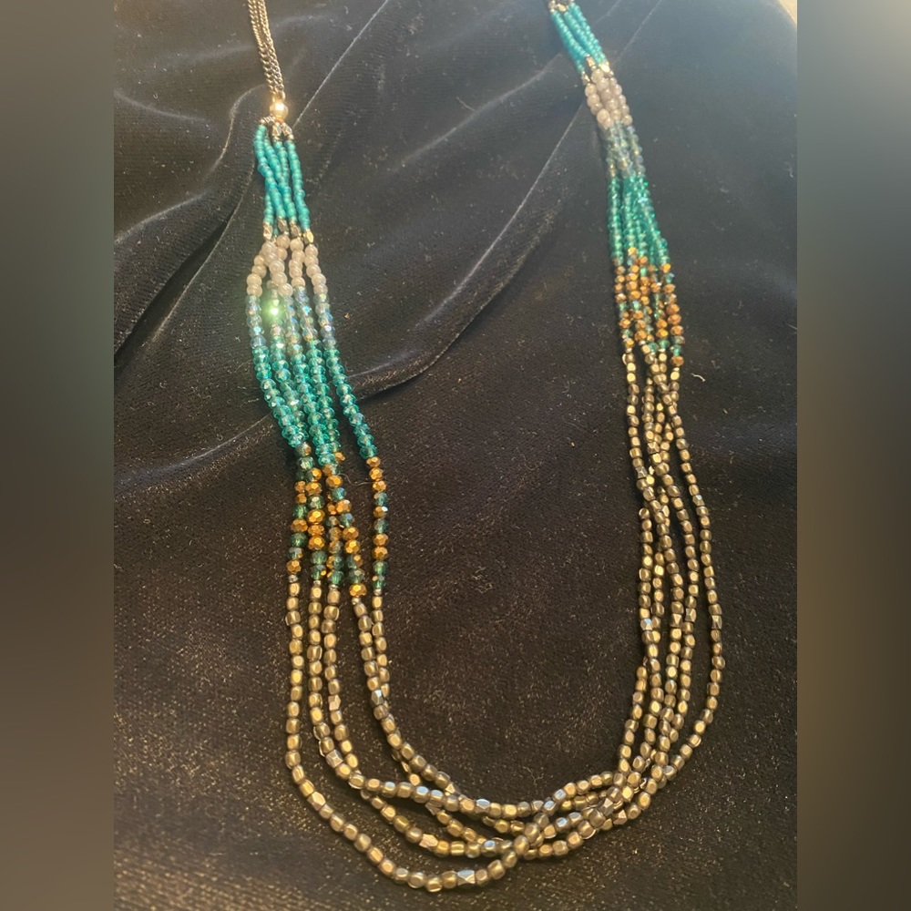 Nakamol beaded long necklace